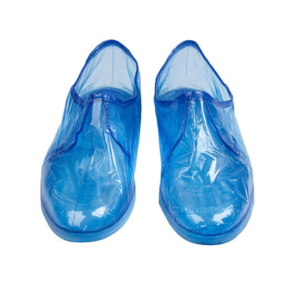 Xevox 100% Waterproof Heavy Duty PE Shoe Covers - Industrial Grade - Leak-Proof & Durable - Set of 100